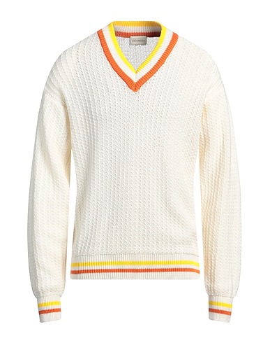 DRÔLE DE MONSIEUR Jumper Ivory 80% Organic cotton, 20% Wool