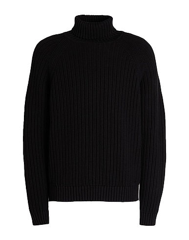 HUGO Polo neck Black 100% Cotton
