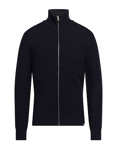 NORSE PROJECTS Cardigan Navy blue 79% Wool, 21% Cotton
