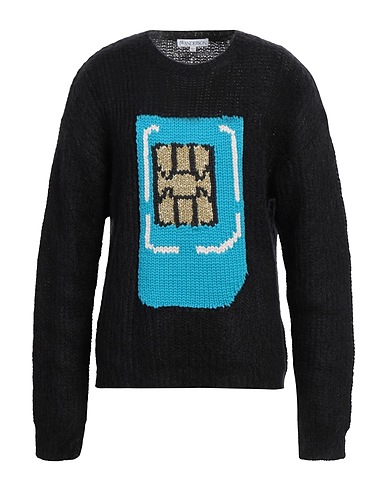 JW ANDERSON プルオーバー ブラック ナイロン 40% / ウール 30% / モヘヤ 30%