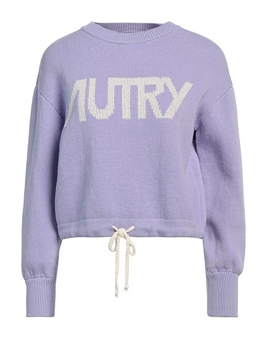 AUTRY Sweater Lilac 88% Cotton, 7% Polyester, 5% Nylon