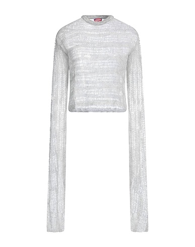 VITELLI Pullover Gris clair 100% Laine mohair