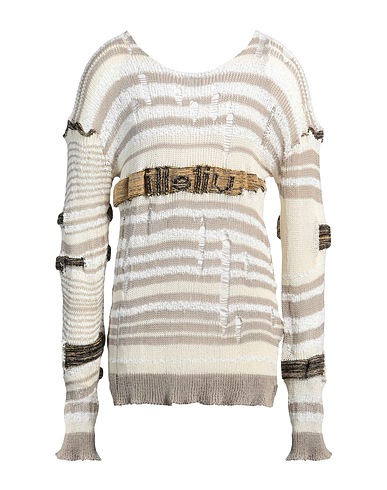 VITELLI Sweater Beige Mohair wool, Cotton, Polyamide, Polyester