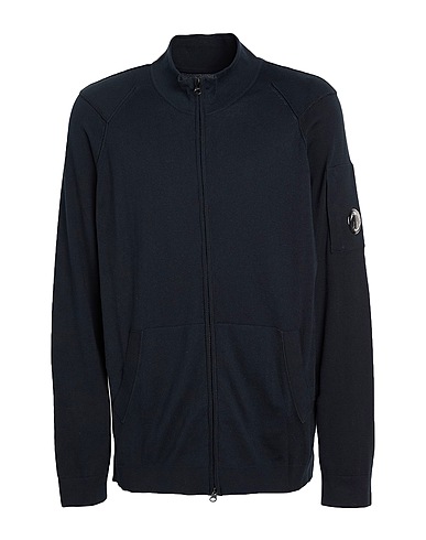 C.P. COMPANY Cardigan Blu notte 100% Cotone