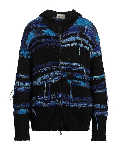 ATOMOFACTORY Cardigan Nero 43% Lana Vergine, 36% Fibre sintetiche, 14% Lana, 5% Poliammide riciclato, 2% Lana di alpaca