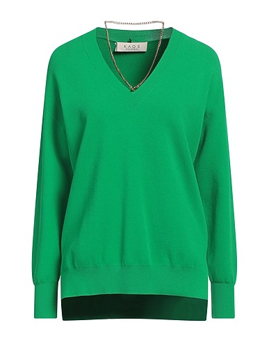 KAOS Sweater DAY BY DAY Green 83% Viscose, 17% Polyester