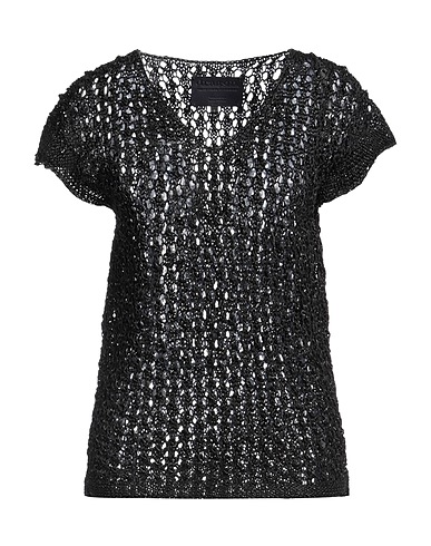 DRAGON DIFFUSION Sweater Black Leather