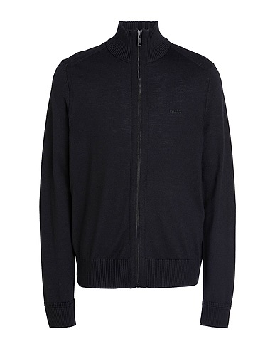 BOSS Cardigan Black 60% Virgin Wool, 40% Acrylic