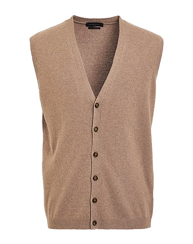 DANIELE FIESOLI Cardigan Brown 90% Wool, 10% Cashmere