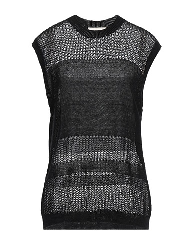 AERON Sweater Black 62% Linen, 38% Nylon