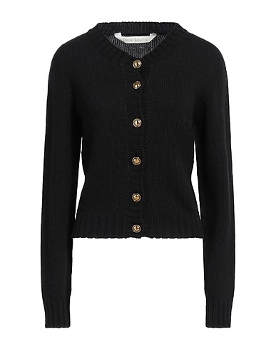 PALM ANGELS Cardigan Nero 80% Lana, 20% Poliammide, Acrilico
