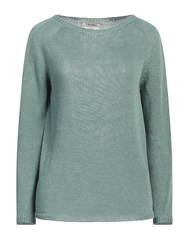 'S MAX MARA Jumper Green 100% Linen