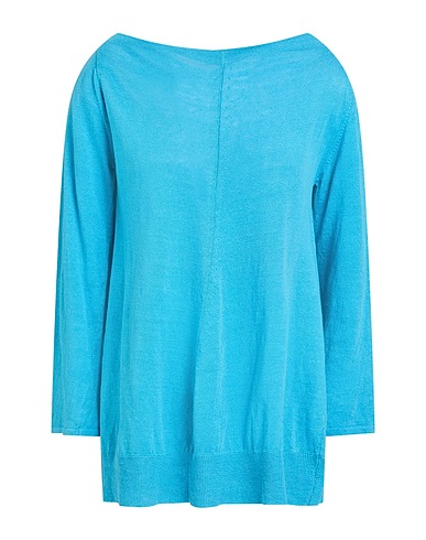 CENTO X CENTO Jumper Turquoise 100% Linen