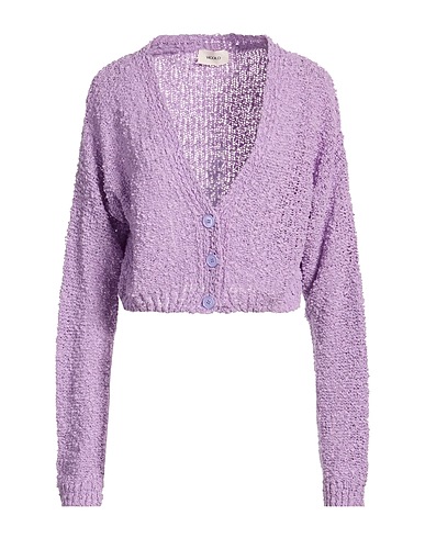 VICOLO Cardigan LILLA 82% Cotton, 18% Polyester