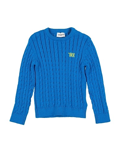 BIKKEMBERGS Jumper Blue 100% Cotton