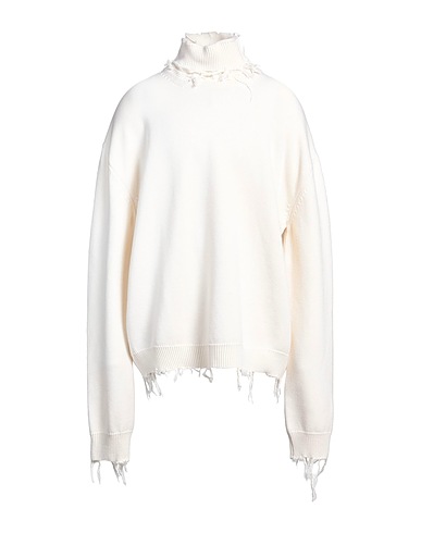 VETEMENTS Polo neck White 100% Merino Wool
