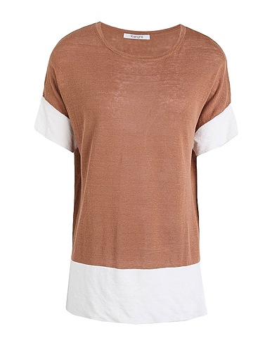 KANGRA Jumper Brown 100% Linen