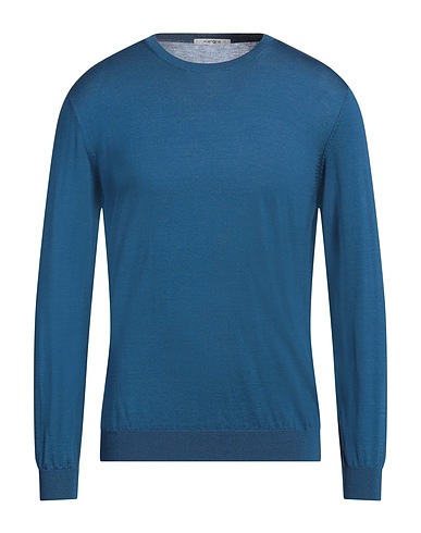 KANGRA Pullover Verde petrolio 60% Seta, 40% Cotone
