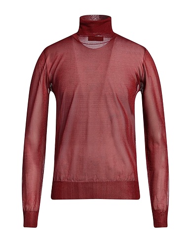 DOLCE&GABBANA Polo neck Burgundy 100% Polyester