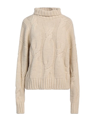 JIJIL Polo neck Ivory 75% Polyacrylic, 10% Viscose, 10% Wool, 5% Alpaca wool