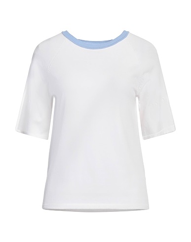 BLUGIRL Pullover Bianco 70% Viscosa, 30% Poliestere