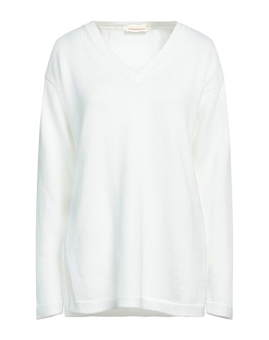 ROSSOPURO Jumper Ivory 100% Cotton