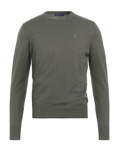 NORTH SAILS Sweater Dark green 80% Cotton, 20% Wool