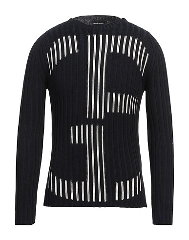 GIORGIO ARMANI Sweater Black 79% Cotton, 21% Silk