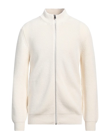 COOPERATIVA PESCATORI POSILLIPO Cardigan Ivory 50% Merino Wool, 50% Acrylic