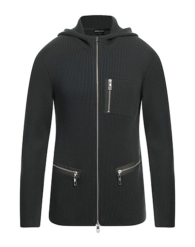 GIORGIO ARMANI Cardigan Dark green 100% Virgin Wool