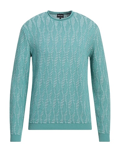 GIORGIO ARMANI Pullover Smaragdgrün 100% Baumwolle