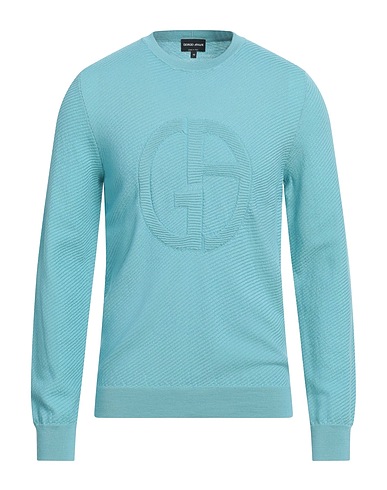 GIORGIO ARMANI Sweater Light green 100% Virgin Wool