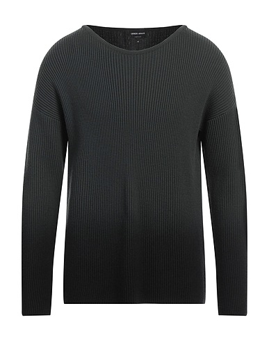 GIORGIO ARMANI Pullover Verde militare 100% Lana Vergine