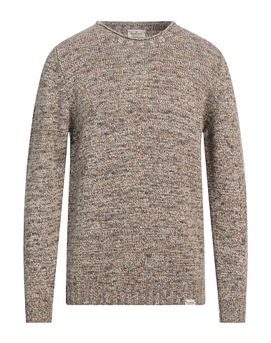 BROOKSFIELD Jumper Khaki 28% Polyamide, 24% Cotton, 24% Wool, 22% Viscose, 2% Cashmere