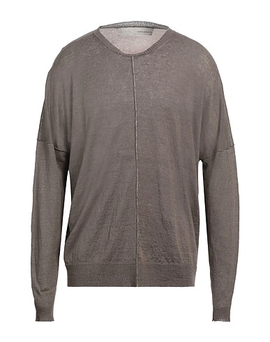 ISABEL BENENATO Sweater Khaki 100% Linen