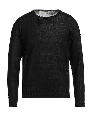 ISABEL BENENATO Pullover Nero 100% Lino