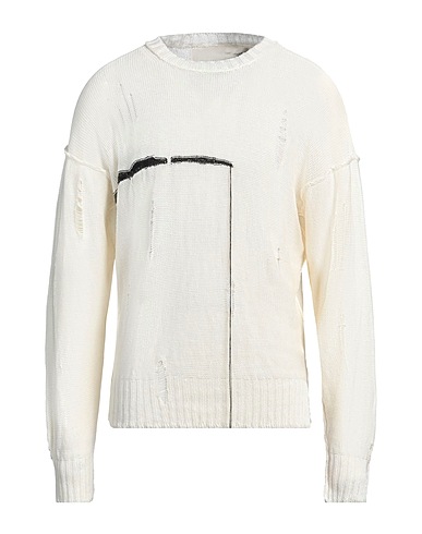 ISABEL BENENATO Sweater Off white 100% Linen