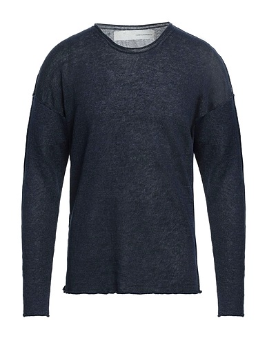 ISABEL BENENATO Sweater Navy 100% Linen