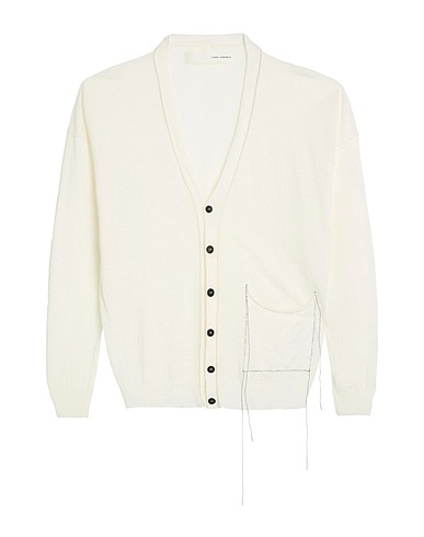ISABEL BENENATO Cardigan Off white 100% Linen