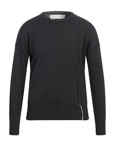 ISABEL BENENATO Sweater Charcoal 85% Cotton, 15% Cashmere