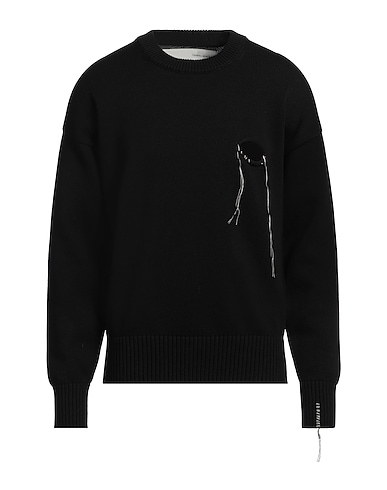 ISABEL BENENATO Jumper Black 100% Cotton