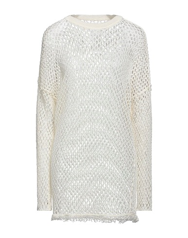 ISABEL BENENATO Sweater Ivory 100% Linen