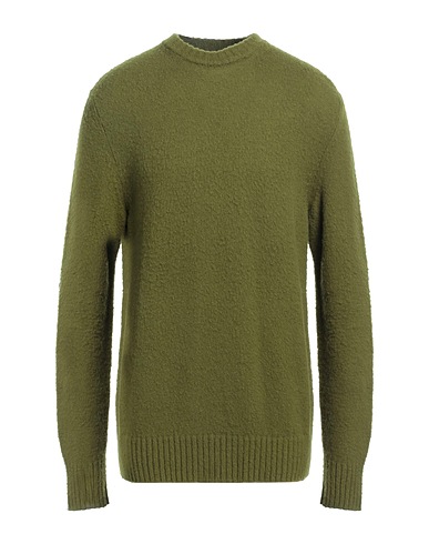 PIACENZA CASHMERE 1733 Pullover Verde militare 100% Lana Vergine