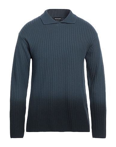 GIORGIO ARMANI Jumper Slate blue 100% Virgin Wool