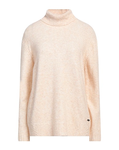 FRED MELLO Polo neck Ivory 47% Acrylic, 30% Polyester, 10% Camel wool, 10% Wool, 3% Elastane