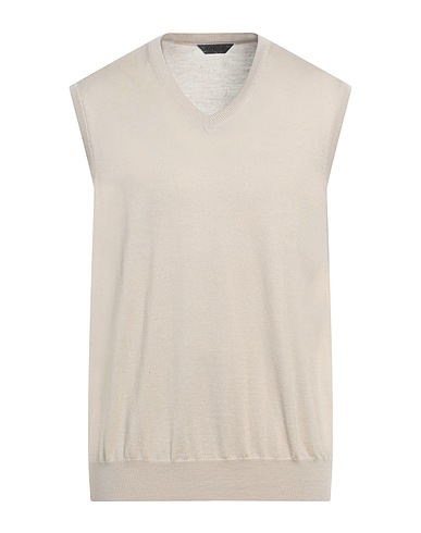 DALMINE Pullover Beige 100% Merinowolle