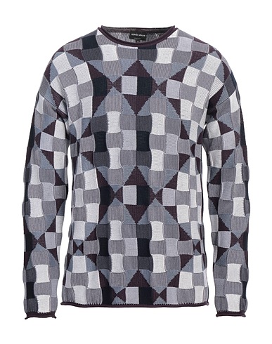 GIORGIO ARMANI Jumper Plum 75% Cotton, 20% Silk, 5% Elastane