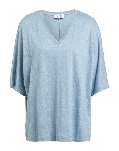 NIŪ Jumper Light blue 100% Linen