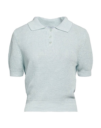 PESERICO Sweater EASY Sky blue 65% Linen, 35% Cotton