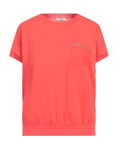 PESERICO Pullover Rosso pomodoro 100% Cotone
